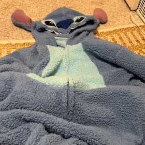Blue Stitch Hooded Onesie
